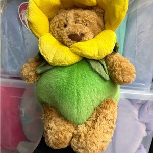 JellyCat Bartholomew Bear Daffodil Outfit